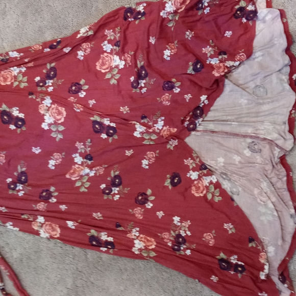 Summer floral high low wrap dress - Picture 4 of 10